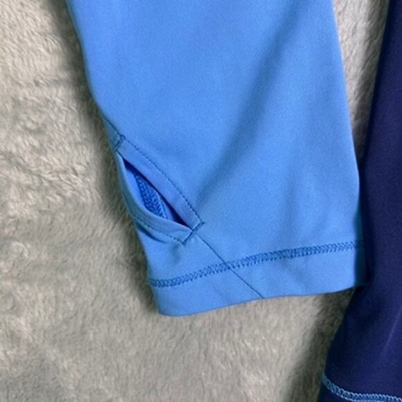 Title Nine 1/2 Zip Pullover Womens Small Colorblock Running Shirt Secret Pockets - Picture 10 of 10